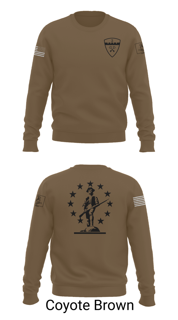 Crew Neck Sweatshirt, 2nd Company Governor's Foot Guard, , Teamtime, Team time, sublimation, custom sports apparel, team uniforms, spirit wear, spiritwear, sports uniforms, custom shirts, team store, custom team store, fundraiser sports, apparel fundraiser