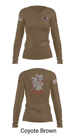 Women's Long Sleeve Vneck Shirt, Dirty Deuce, , Teamtime, Team time, sublimation, custom sports apparel, team uniforms, spirit wear, spiritwear, sports uniforms, custom shirts, team store, custom team store, fundraiser sports, apparel fundraiser