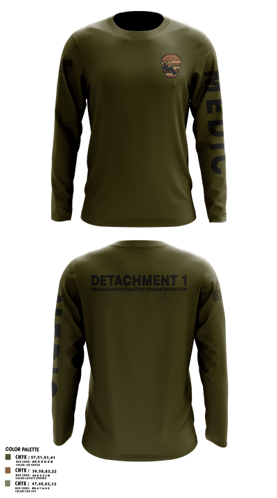 Detachment 1 27221981 Long Sleeve Performance Shirt 10