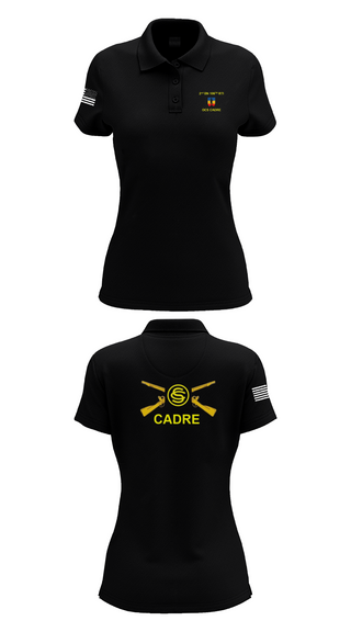 Womens Short Sleeve Performance Polo, 106th RTI OCS, , Teamtime, Team time, sublimation, custom sports apparel, team uniforms, spirit wear, spiritwear, sports uniforms, custom shirts, team store, custom team store, fundraiser sports, apparel fundraiser
