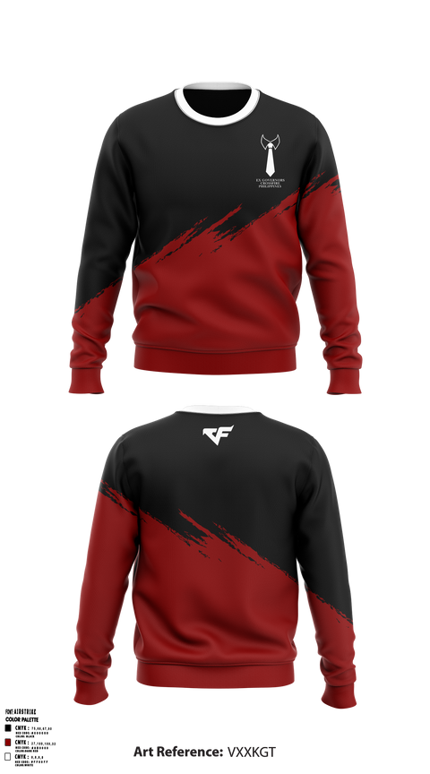 Crew Neck Sweatshirt, ExGOVERNORSExGOVERNORS, E-Sports, Teamtime, Team time, sublimation, custom sports apparel, team uniforms, spirit wear, spiritwear, sports uniforms, custom shirts, team store, custom team store, fundraiser sports, apparel fundraiser