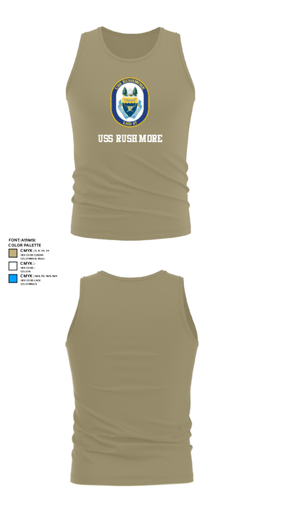 USS RUSHMORE 78932182 Tank Top - 94