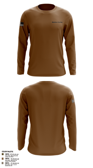 Long Sleeve Performance Polo, Station Cortez, Coast Guard, Teamtime, Team time, sublimation, custom sports apparel, team uniforms, spirit wear, spiritwear, sports uniforms, custom shirts, team store, custom team store, fundraiser sports, apparel fundraiser