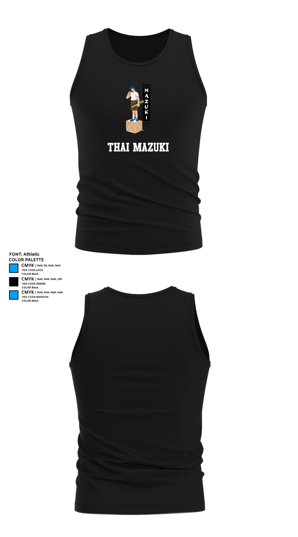 Tank Top, Thai Mazuki, , Teamtime, Team time, sublimation, custom sports apparel, team uniforms, spirit wear, spiritwear, sports uniforms, custom shirts, team store, custom team store, fundraiser sports, apparel fundraiser