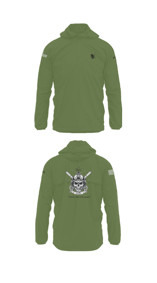 Windbreaker, C co 1-185 Th, Army, Teamtime, Team time, sublimation, custom sports apparel, team uniforms, spirit wear, spiritwear, sports uniforms, custom shirts, team store, custom team store, fundraiser sports, apparel fundraiser