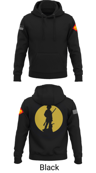 Hoodie, Recruiting & Retention Battalion, National Guard, Teamtime, Team time, sublimation, custom sports apparel, team uniforms, spirit wear, spiritwear, sports uniforms, custom shirts, team store, custom team store, fundraiser sports, apparel fundraiser