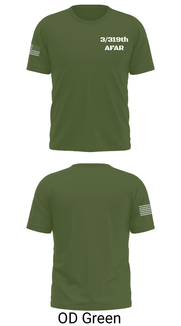 Short Sleeve Performance Shirt, 3/319th AFAR, Army, Teamtime, Team time, sublimation, custom sports apparel, team uniforms, spirit wear, spiritwear, sports uniforms, custom shirts, team store, custom team store, fundraiser sports, apparel fundraiser