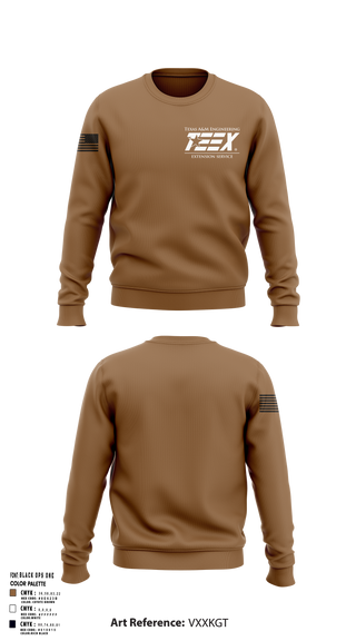 Crew Neck Sweatshirt, TEEX Rescue, Fire Department, Teamtime, Team time, sublimation, custom sports apparel, team uniforms, spirit wear, spiritwear, sports uniforms, custom shirts, team store, custom team store, fundraiser sports, apparel fundraiser
