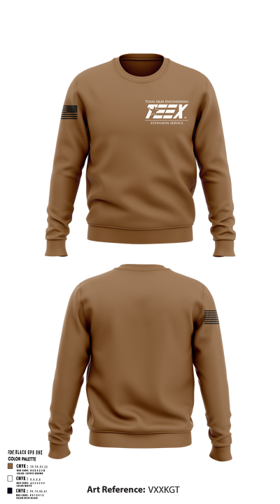 TEEX Rescue 86424683 Crew Neck Sweatshirt - 122