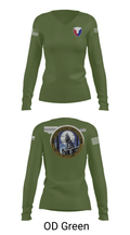 USAG Fort Hunter Liggett 63264859 Women's Long Sleeve V-neck Shirt - 31