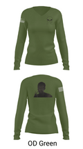 B Co, 303d IEW BN 70126830 Women's Long Sleeve V-neck Shirt - 57