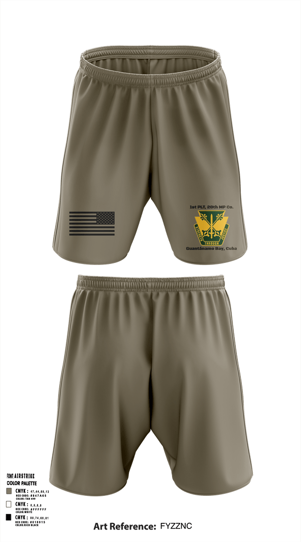 Athletic Shorts With Pockets, 28th MP Company, National Guard, Teamtime, Team time, sublimation, custom sports apparel, team uniforms, spirit wear, spiritwear, sports uniforms, custom shirts, team store, custom team store, fundraiser sports, apparel fundraiser