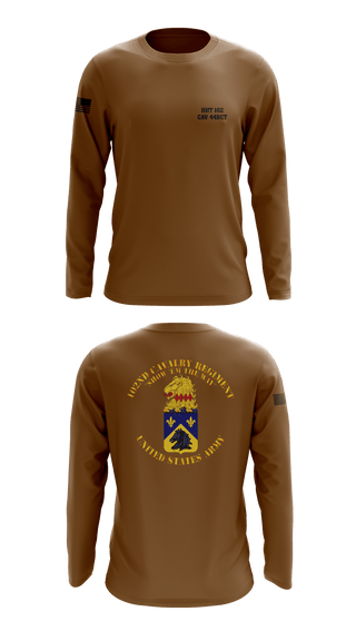 Long Sleeve Performance Shirt, HHT 102 CAV, , Teamtime, Team time, sublimation, custom sports apparel, team uniforms, spirit wear, spiritwear, sports uniforms, custom shirts, team store, custom team store, fundraiser sports, apparel fundraiser
