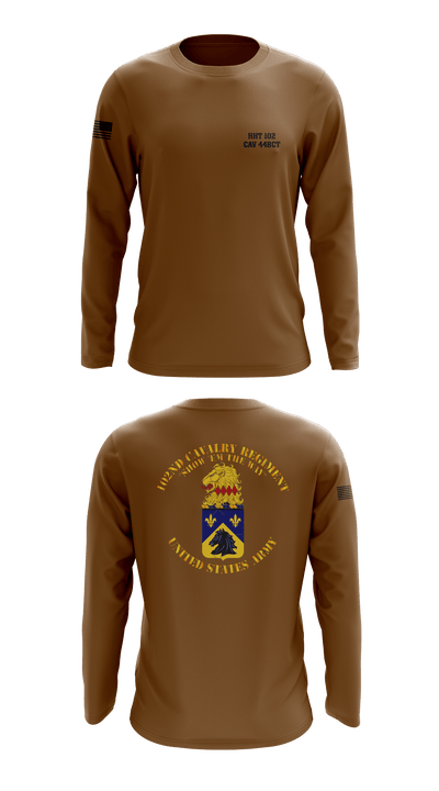 HHT 102 CAV 64031917 Long Sleeve Performance Shirt 4