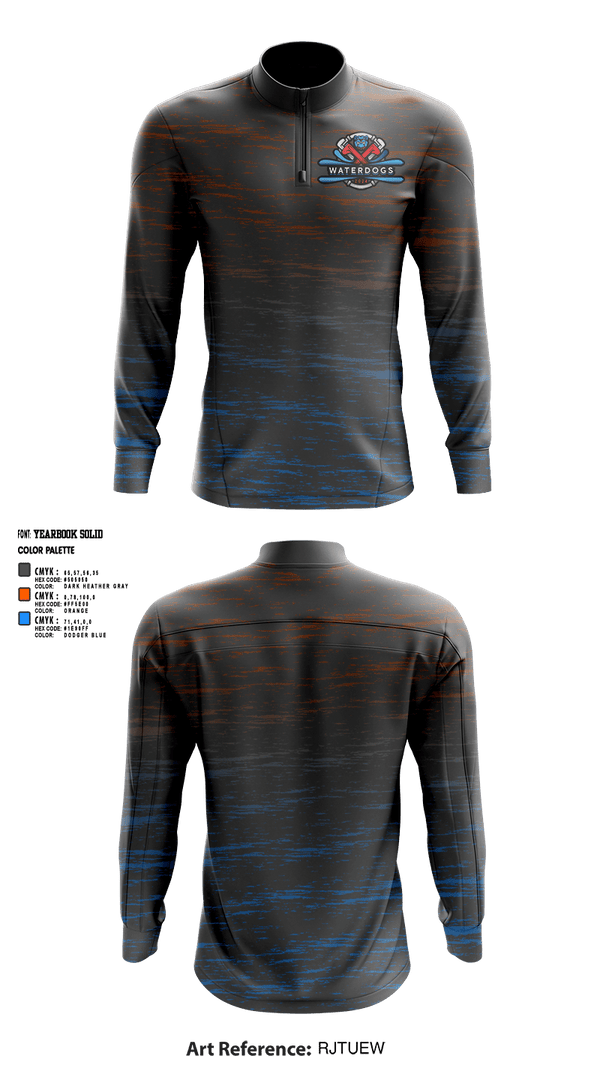 Quarter Zip Jacket, Hutchinson, , Teamtime, Team time, sublimation, custom sports apparel, team uniforms, spirit wear, spiritwear, sports uniforms, custom shirts, team store, custom team store, fundraiser sports, apparel fundraiser