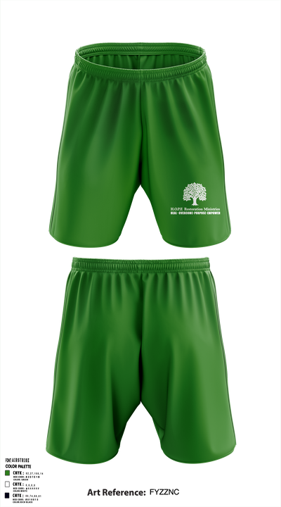 Hope Restoration Ministries 73775356 Athletic Shorts With Pockets - 9