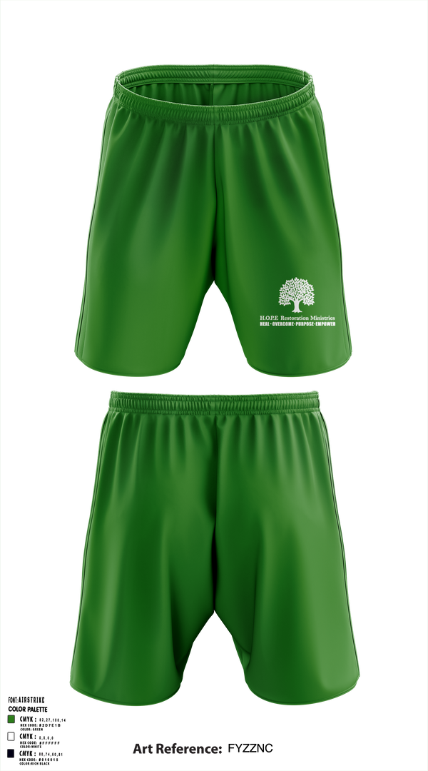 Athletic Shorts With Pockets, Hope Restoration Ministries, , Teamtime, Team time, sublimation, custom sports apparel, team uniforms, spirit wear, spiritwear, sports uniforms, custom shirts, team store, custom team store, fundraiser sports, apparel fundraiser