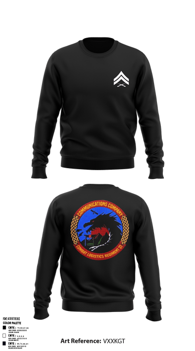 3D MLG CLR-37 49550102 Crew Neck Sweatshirt - 1
