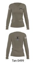 Dog Mortars 56526244 Women's Long Sleeve V-neck Shirt - 77
