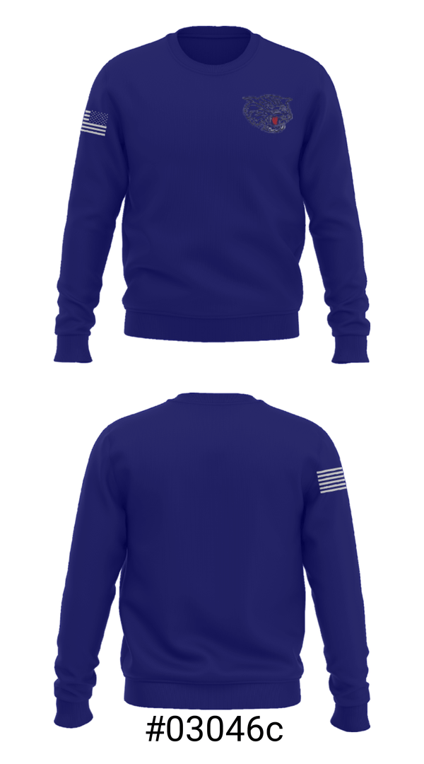 Crew Neck Sweatshirt, Sandy Plains Wild Cats, Baseball, Teamtime, Team time, sublimation, custom sports apparel, team uniforms, spirit wear, spiritwear, sports uniforms, custom shirts, team store, custom team store, fundraiser sports, apparel fundraiser