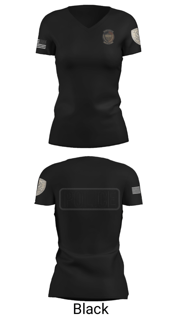 Women's Short Sleeve Vneck Shirt, 27 SOSFS, Air Force, Teamtime, Team time, sublimation, custom sports apparel, team uniforms, spirit wear, spiritwear, sports uniforms, custom shirts, team store, custom team store, fundraiser sports, apparel fundraiser