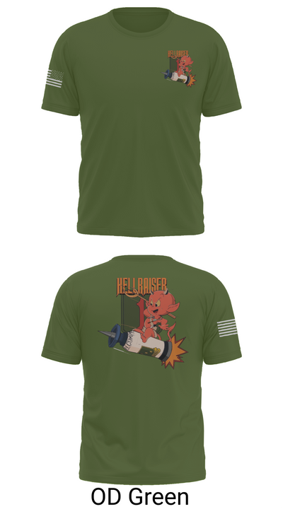 Hellraiser 15365776 Short Sleeve Performance Shirt - 56