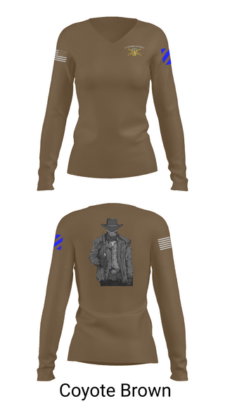 Womens Long Sleeve Vneck Shirt, Bandoleros, , Teamtime, Team time, sublimation, custom sports apparel, team uniforms, spirit wear, spiritwear, sports uniforms, custom shirts, team store, custom team store, fundraiser sports, apparel fundraiser