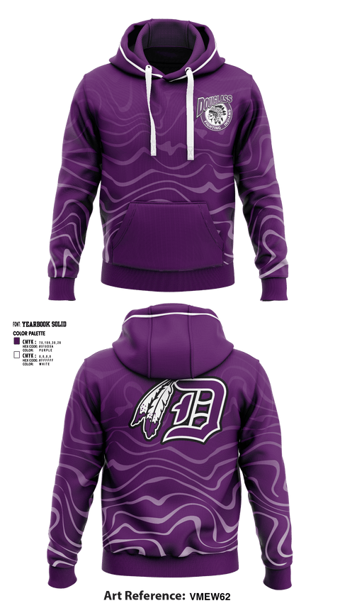 Hoodie, Douglass Junior High School Basketball, Women's Basketball, Teamtime, Team time, sublimation, custom sports apparel, team uniforms, spirit wear, spiritwear, sports uniforms, custom shirts, team store, custom team store, fundraiser sports, apparel fundraiser