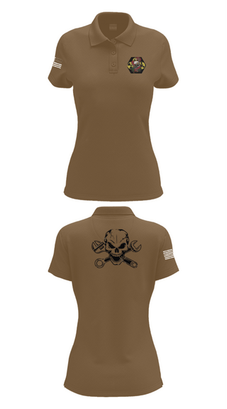 Women's Short Sleeve Performance Polo, 51st Chem, Army, Teamtime, Team time, sublimation, custom sports apparel, team uniforms, spirit wear, spiritwear, sports uniforms, custom shirts, team store, custom team store, fundraiser sports, apparel fundraiser