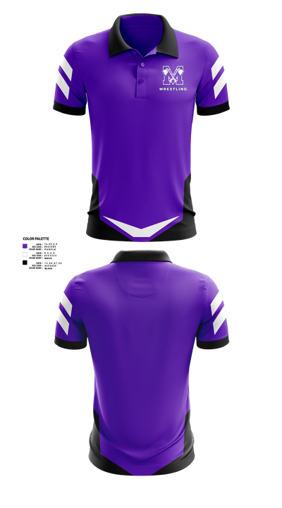 Mount Gilead High School Wrestling 55730415 Short Sleeve Performance Polo - 41