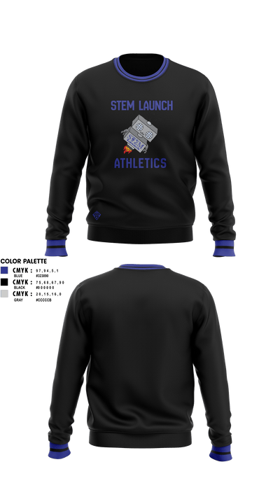 Stem Launch Middle School 10964010 Crew Neck Sweatshirt - 2