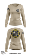CID 40705219 Women's Long Sleeve V-neck Shirt - 126