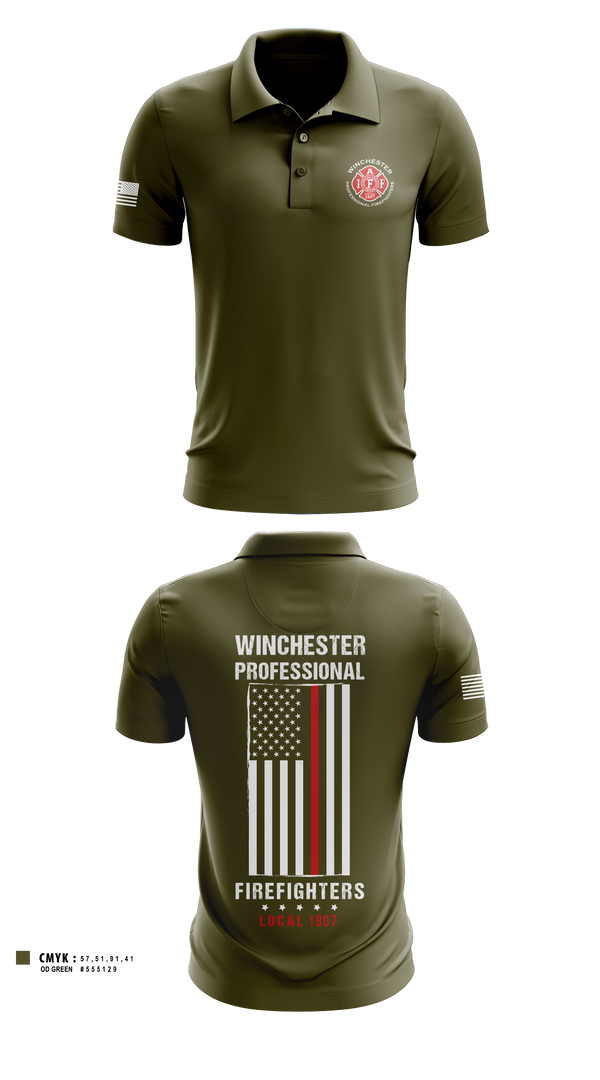 Short Sleeve Performance Polo, Winchester Fire Department, Fire Department, Teamtime, Team time, sublimation, custom sports apparel, team uniforms, spirit wear, spiritwear, sports uniforms, custom shirts, team store, custom team store, fundraiser sports, apparel fundraiser