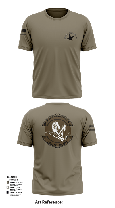 Crooked Wing Fowl Co. 60140412 Short Sleeve Performance Shirt - 102 (1)
