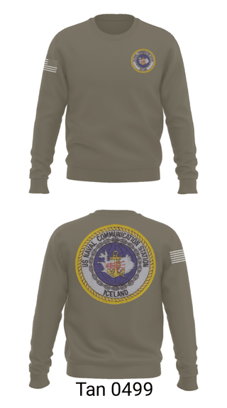 Crew Neck Sweatshirt, NAVCOMSTA Iceland, , Teamtime, Team time, sublimation, custom sports apparel, team uniforms, spirit wear, spiritwear, sports uniforms, custom shirts, team store, custom team store, fundraiser sports, apparel fundraiser
