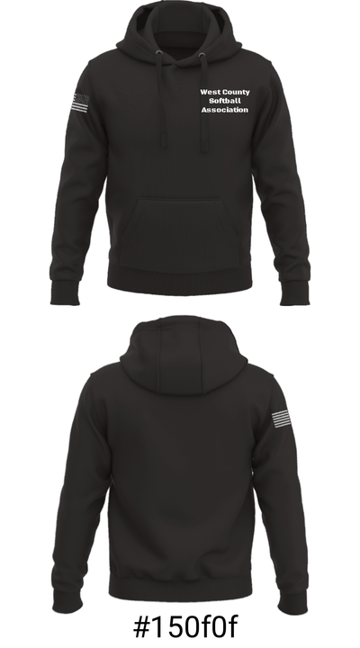 West County Softball Association 69073827 Hoodie - 23