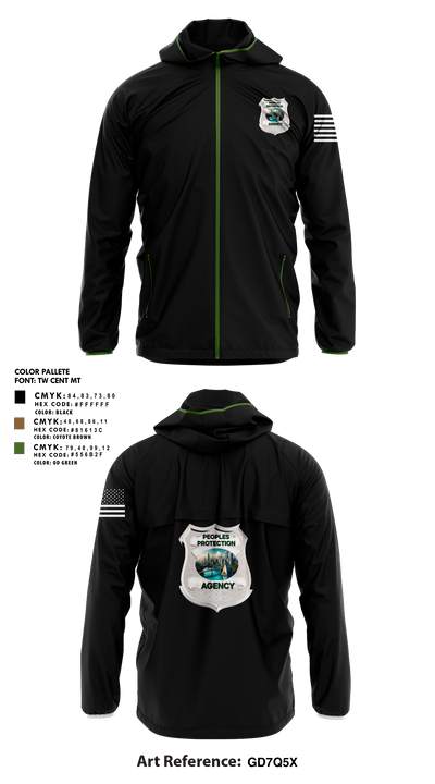 Peoples Protection Agency, LLC 33434129 Windbreaker - 20