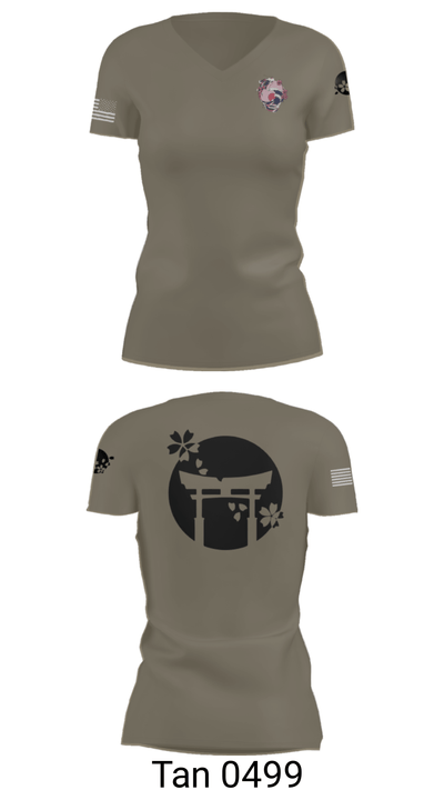 DSU 46178444 Women's Short Sleeve V-neck Shirt - 68