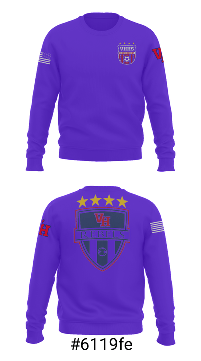 Vestavia Rebels 42509454 Crew Neck Sweatshirt - 16