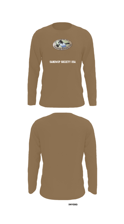 Sandwip society USA 25979511 Long Sleeve Performance Shirt - 5
