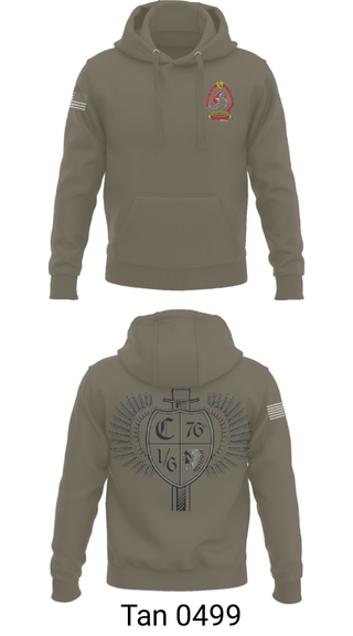 Hoodie, 1/6 Charlie company, , Teamtime, Team time, sublimation, custom sports apparel, team uniforms, spirit wear, spiritwear, sports uniforms, custom shirts, team store, custom team store, fundraiser sports, apparel fundraiser