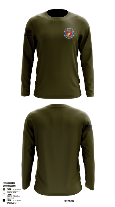 189/34th unit 69510523 Long Sleeve Performance Shirt - 117