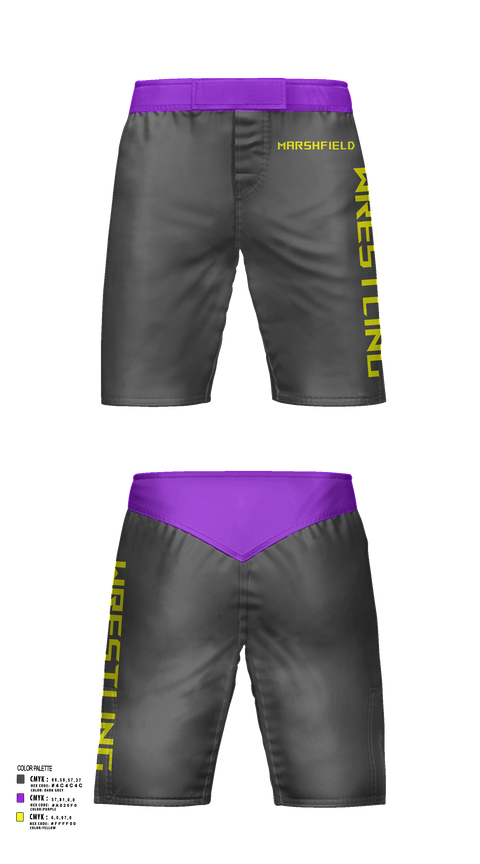 Fight Shorts, Marshfield, Wrestling, Teamtime, Team time, sublimation, custom sports apparel, team uniforms, spirit wear, spiritwear, sports uniforms, custom shirts, team store, custom team store, fundraiser sports, apparel fundraiser