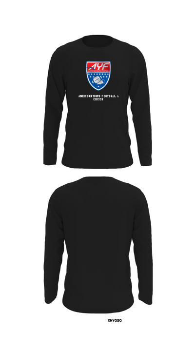 American Youth Football & Cheer 12782667 Long Sleeve Performance Shirt - 27