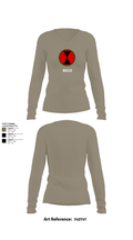 RECCE 67362725 Women's Long Sleeve V-neck Shirt - 62