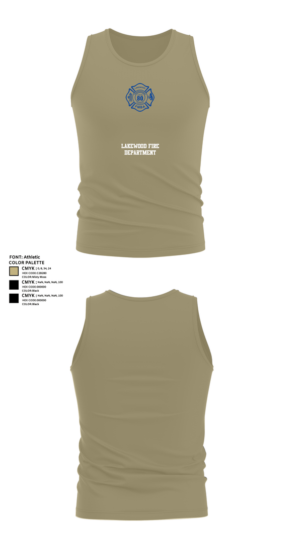 Tank Top, Lakewood Fire Department, Fire Department, Teamtime, Team time, sublimation, custom sports apparel, team uniforms, spirit wear, spiritwear, sports uniforms, custom shirts, team store, custom team store, fundraiser sports, apparel fundraiser