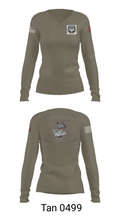 16TH ordnance Bravo Company 57552298 Women's Long Sleeve V-neck Shirt - 77