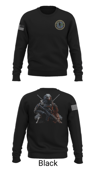 Crew Neck Sweatshirt, Center for Security Forces Detachment Chesapeake, Navy, Teamtime, Team time, sublimation, custom sports apparel, team uniforms, spirit wear, spiritwear, sports uniforms, custom shirts, team store, custom team store, fundraiser sports, apparel fundraiser