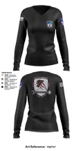 A Co. 1-25 AB 61275281 Women's Long Sleeve V-neck Shirt - 4
