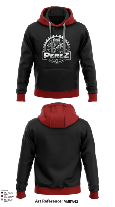 PÉREZ MOTORS 46833550 Hoodie - 125